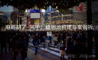 麻将胡了·阿甲:稳胆池构建与案例拆解