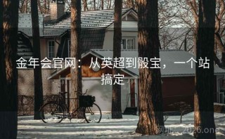 金年会官网:从英超到骰宝,一个站搞定