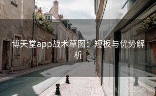 博天堂app战术草图:短板与优势解析
