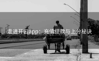 走进开云app:充值提款与上分秘诀