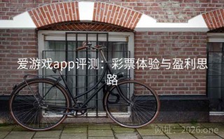 爱游戏app评测:彩票体验与盈利思路