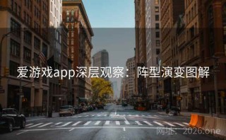 爱游戏app深层观察:阵型演变图解