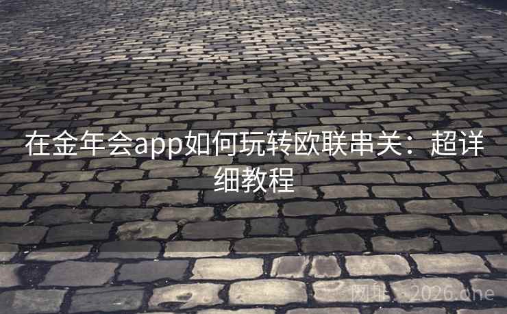 在金年会app如何玩转欧联串关:超详细教程  第1张 在金年会app如何玩转欧联串关:超详细教程  第1张