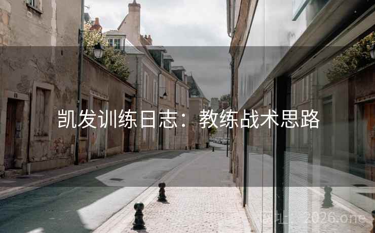 凯发训练日志:教练战术思路  第1张 凯发训练日志:教练战术思路  第1张