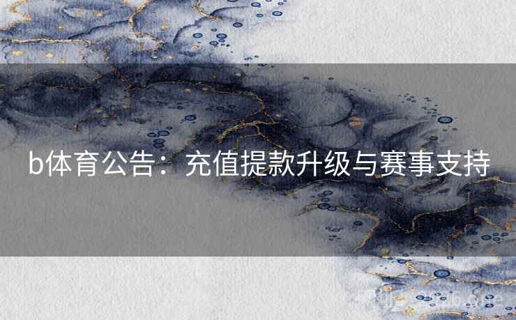 b体育公告:充值提款升级与赛事支持  第2张 b体育公告:充值提款升级与赛事支持  第2张