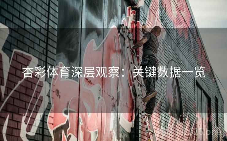 杏彩体育深层观察:关键数据一览  第1张 杏彩体育深层观察:关键数据一览  第1张