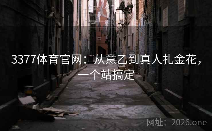 3377体育官网:从意乙到真人扎金花,一个站搞定  第1张 3377体育官网:从意乙到真人扎金花,一个站搞定  第1张